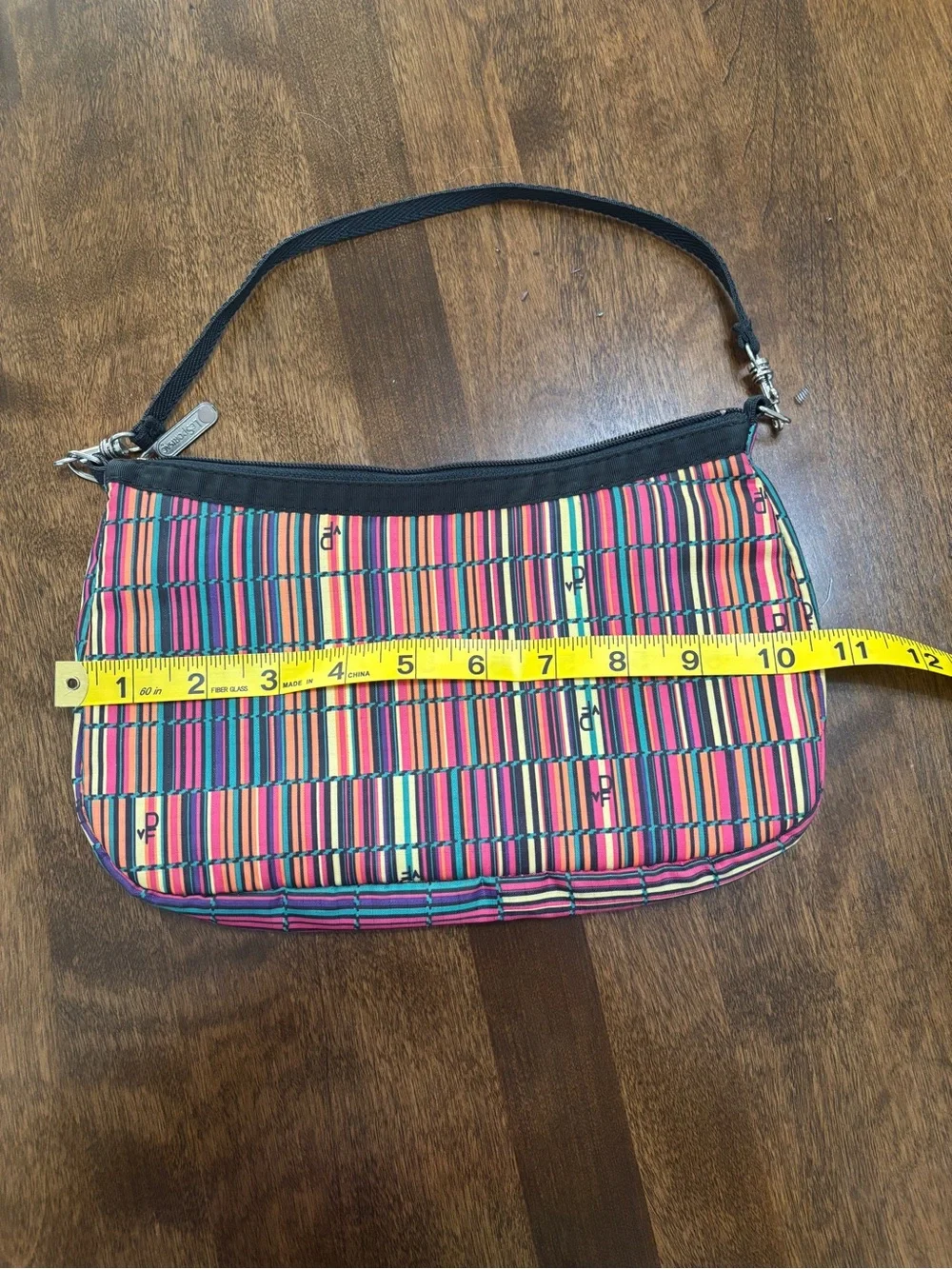 LeSportsac Pink Multi Stripe Wristlet